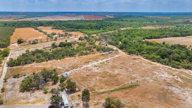 a view of a lake with houses