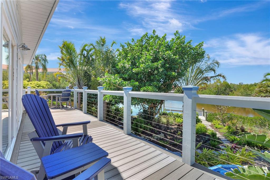 Composite decking with gorgeous water views