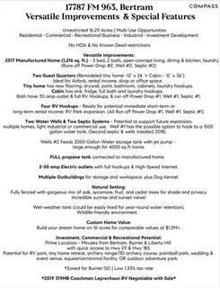 $675,000 | 17787 Fm 963, Bertram, TX 78605