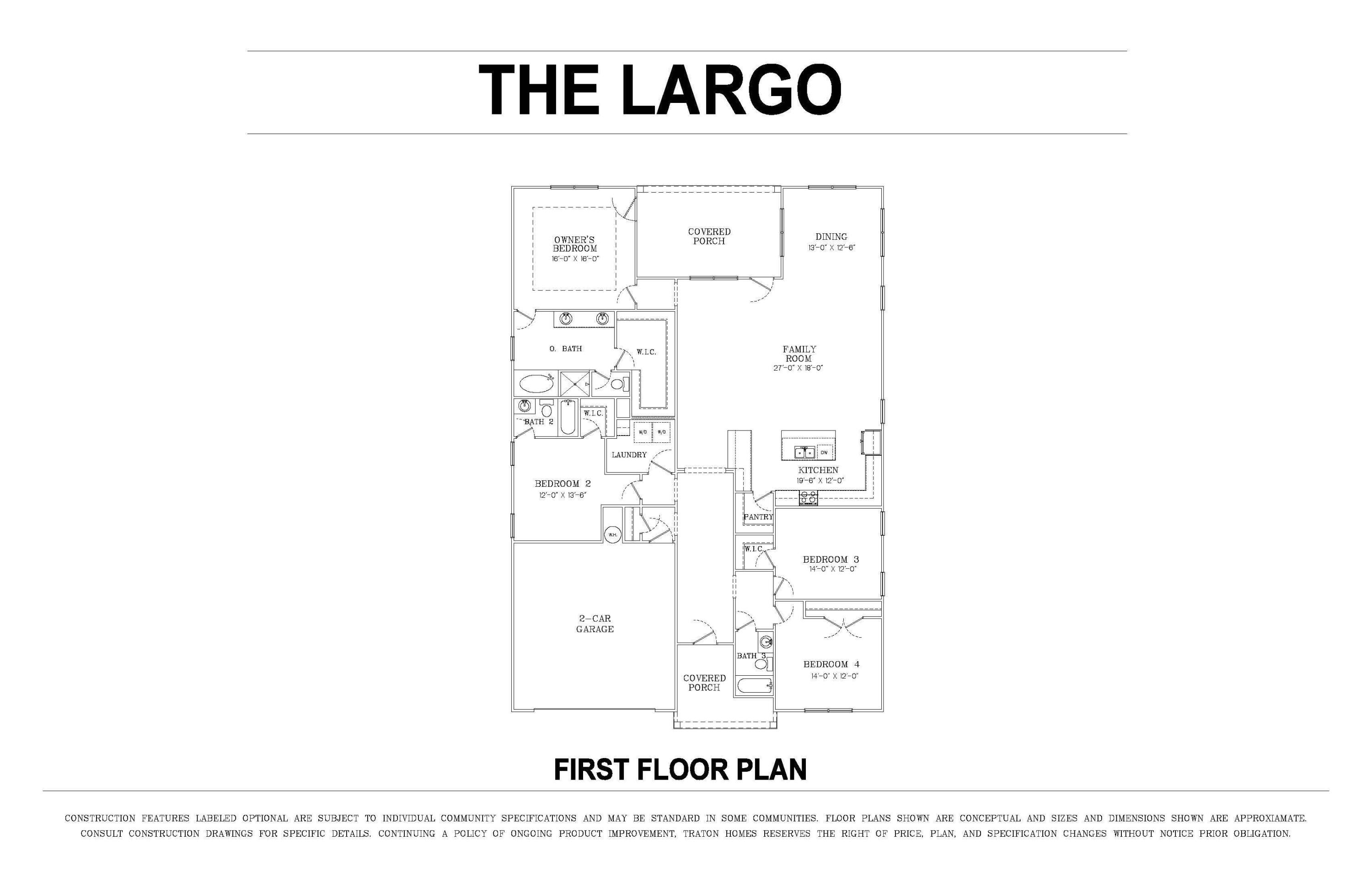 4 South J Hunter's Way, Unit LOT 21 Freeport, FL 32439 - Photo 54 of 54 The Largo Floorplan