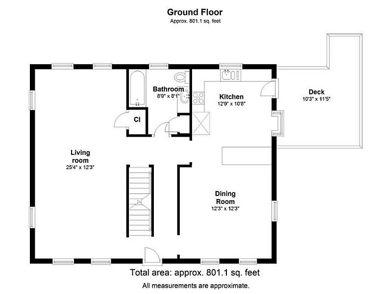 134 Fenner Hill Road Hopkinton, RI 02832 - Photo 24 of 25 1st Floor Plan.