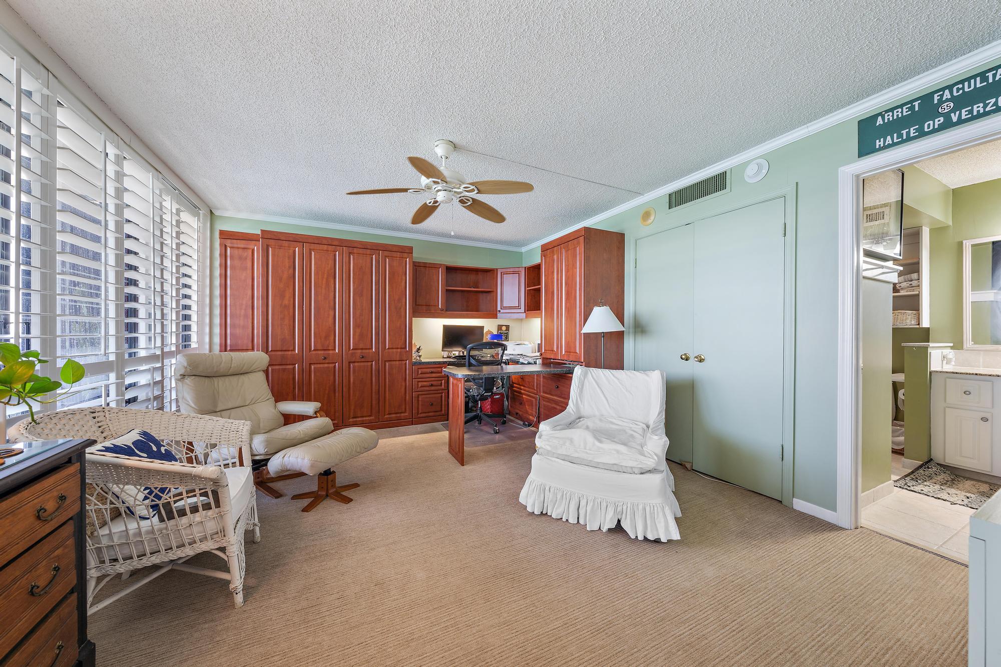 5380 North Ocean Drive, Unit 6D Singer Island, FL 33404 - Photo 14 of 41 a living room with furniture and a large window