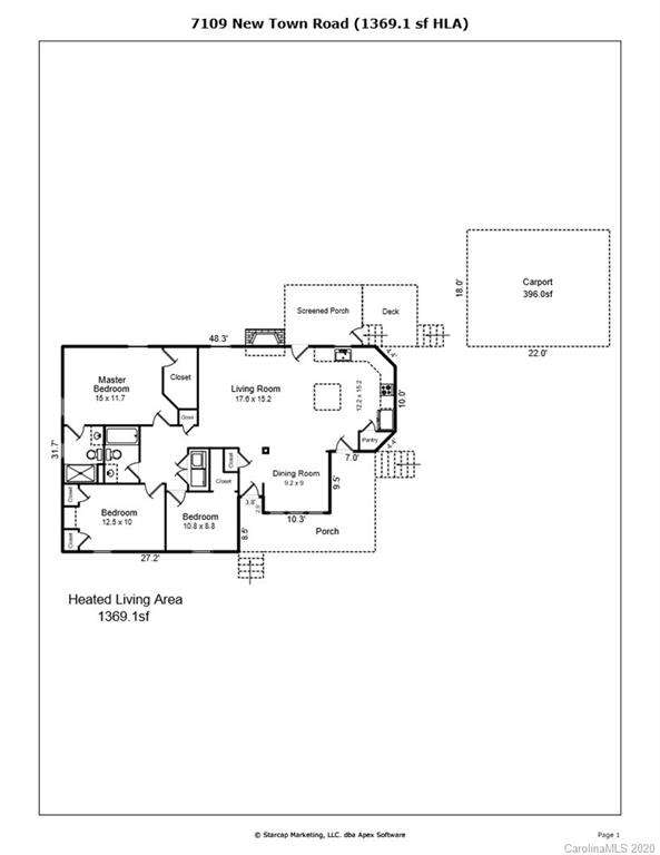 7109 New Town Road Waxhaw, NC 28173 - Photo 7 of 31 a picture of a floor plan