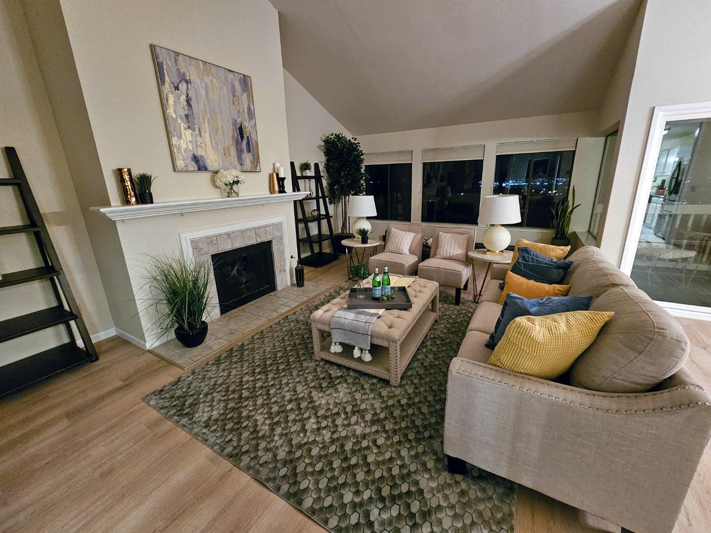 40 Shepherds Knoll Road, Unit 40 Monterey, CA 93940 - Photo 11 of 52 a living room with furniture and a fireplace