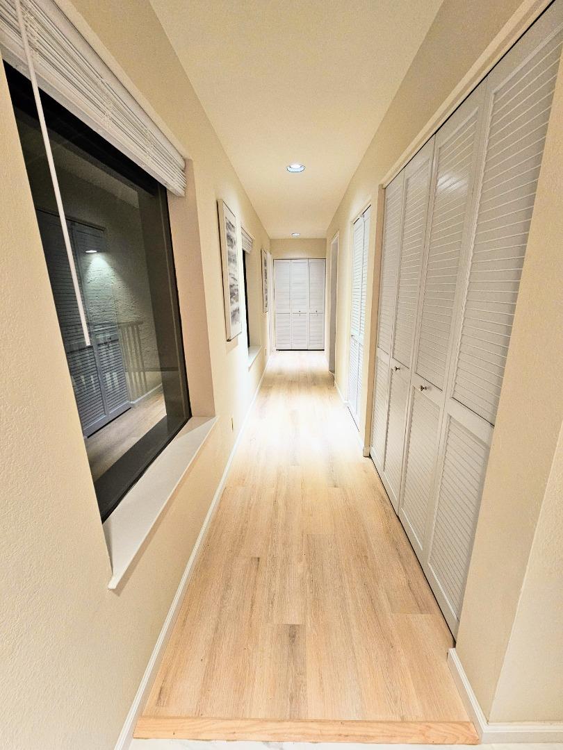 40 Shepherds Knoll Road, Unit 40 Monterey, CA 93940 - Photo 31 of 52 a view of a hallway with wooden floor and staircase