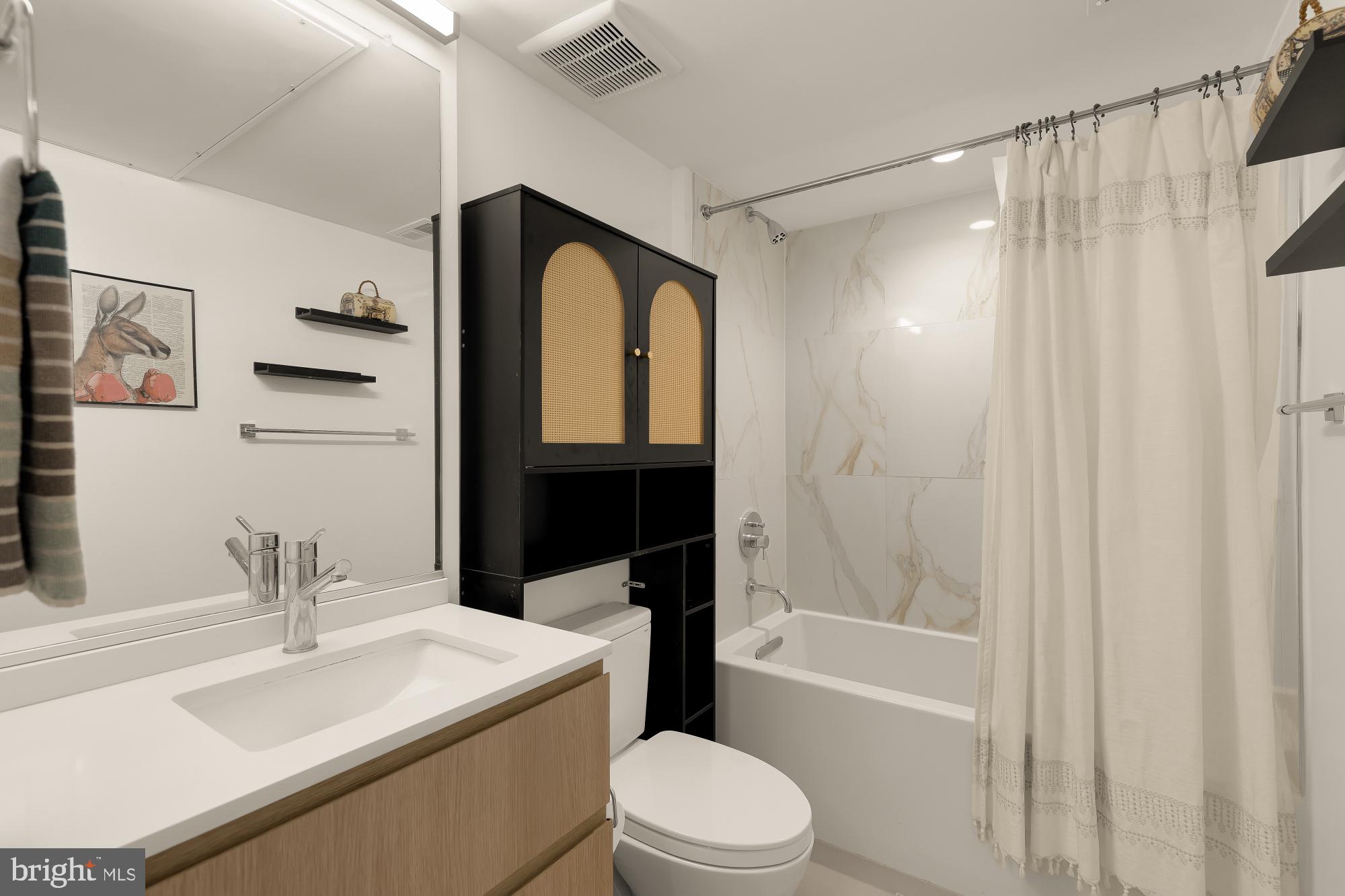 4013 Davis Place Northwest, Unit 1 Washington, DC 20007 - Photo 23 of 31 hallway bathroom