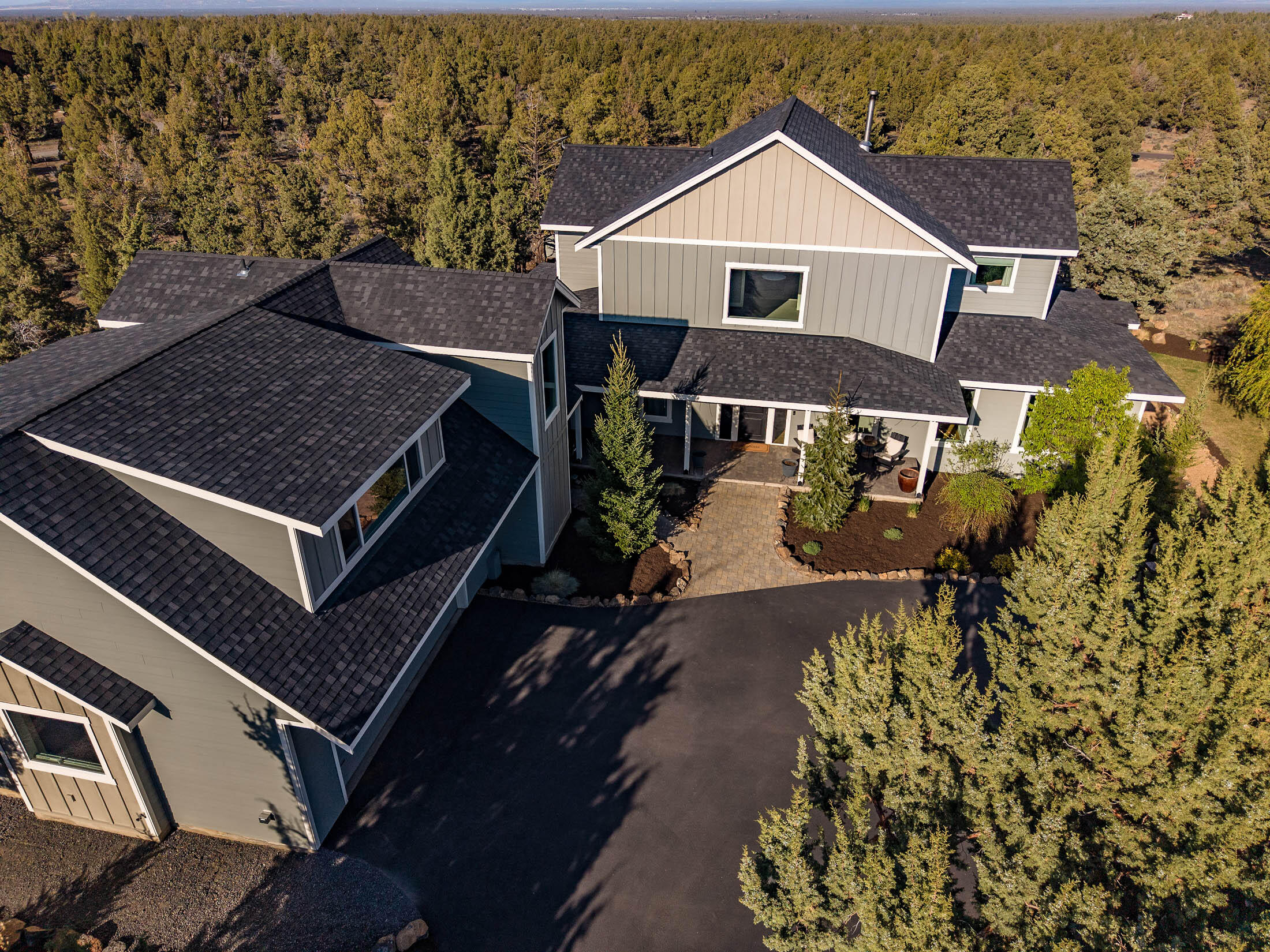 23160 Rickard Road Bend, OR 97702 - Photo 45 of 48 Front of home - aerial