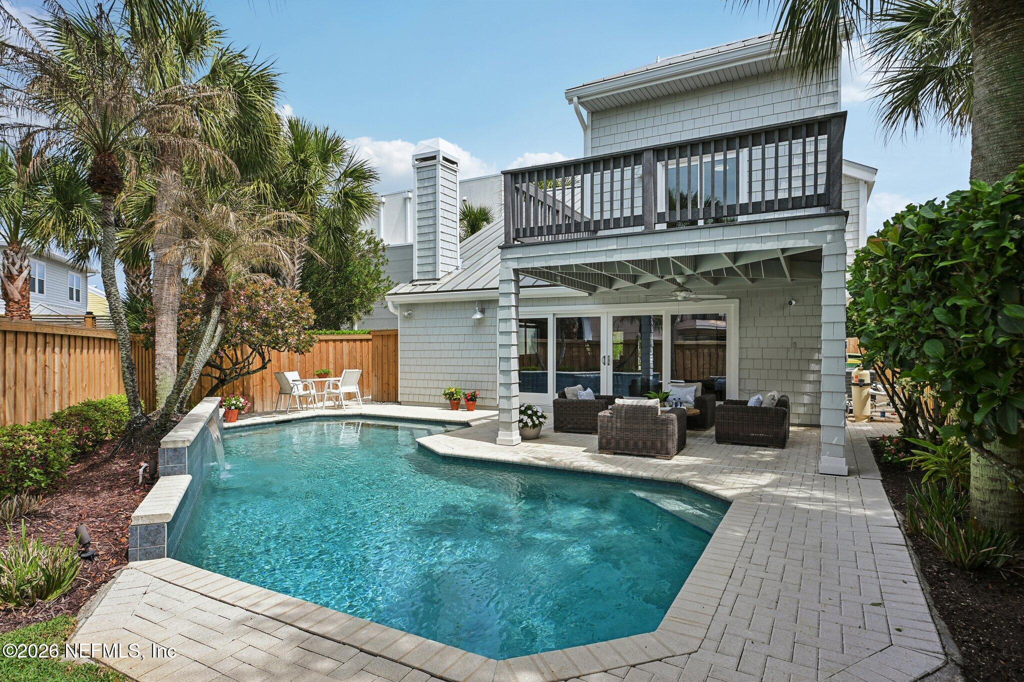 2802 2nd Street South Jacksonville Beach, FL 32250 - Photo 2 of 53 a view of a house with backyard sitting area and garden