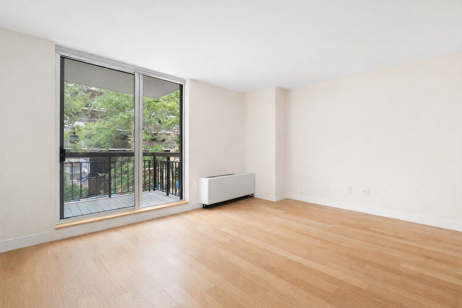 333 Rector Place, Unit 301 Manhattan, NY 10280 - Photo 2 of 8 a view of an empty room with a window