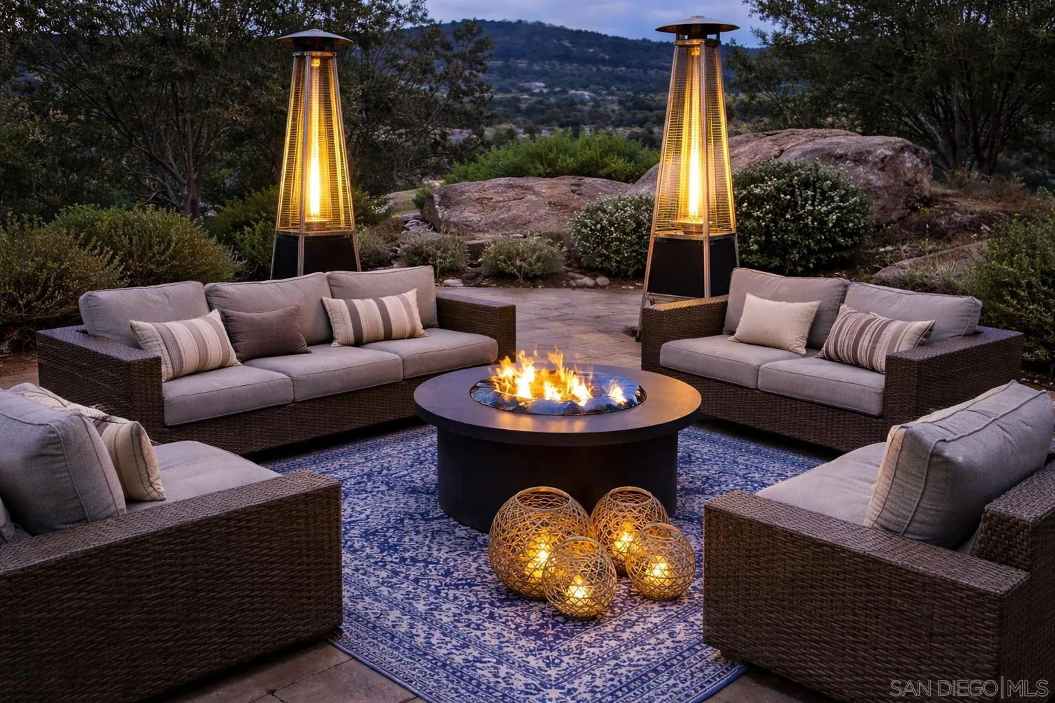 3725 Via Cielo Azul Alpine, CA 91901 - Photo 36 of 43 a view of a couches in the patio