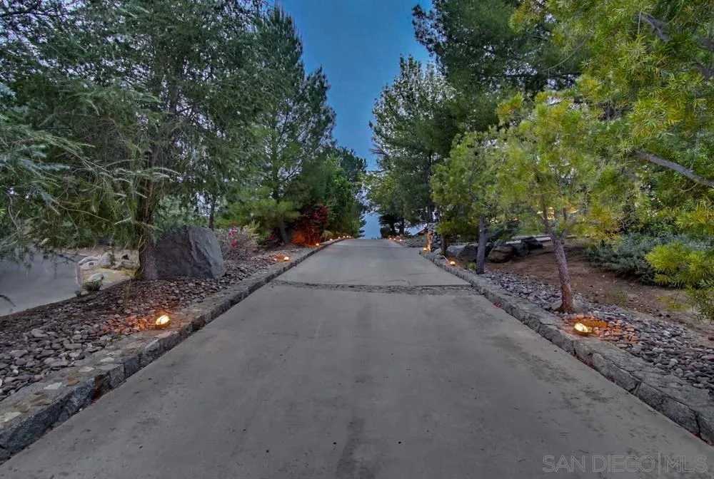 3725 Via Cielo Azul Alpine, CA 91901 - Photo 42 of 43 a view of a street with a trees