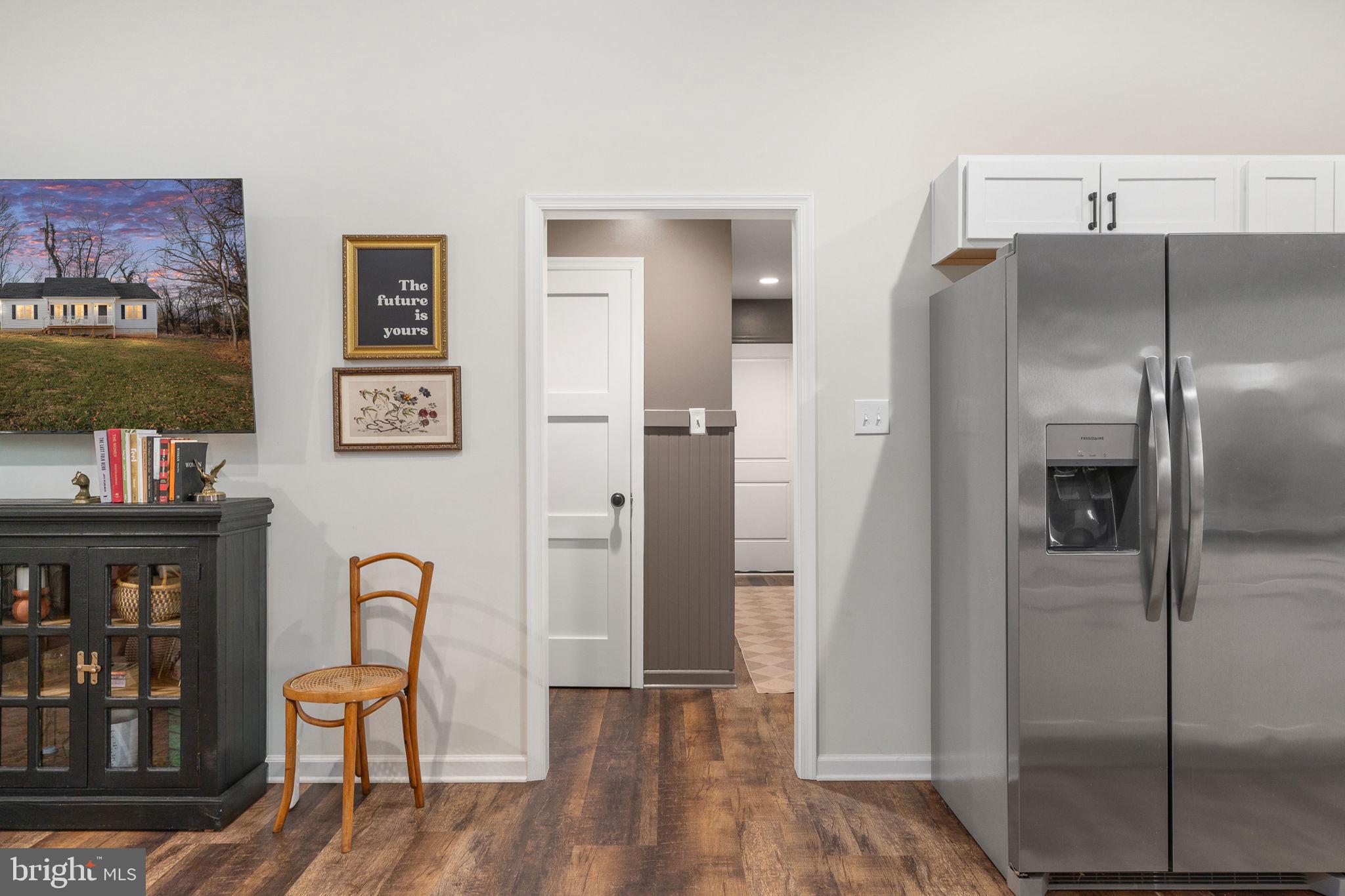158 Red Hill Road Orange, VA 22960 - Photo 44 of 54 a view of a kitchen with refrigerator and workspace