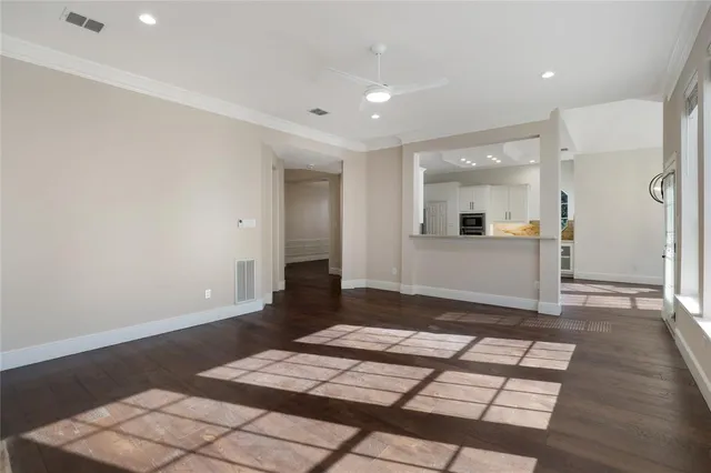 a kitchen with stainless steel appliances granite countertop a stove sink and cabinets