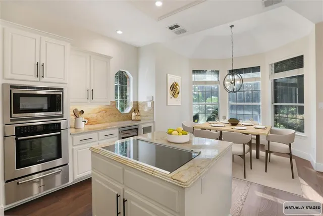 a close view of closet