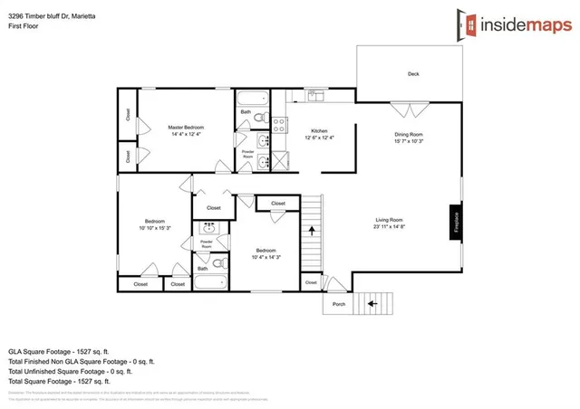 $2,245 | 3296 Timber Bluff Drive Northeast, Marietta, GA 30062