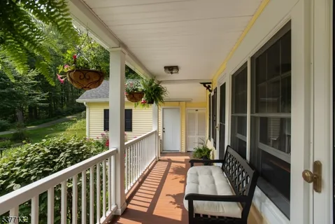 a view of balcony and deck