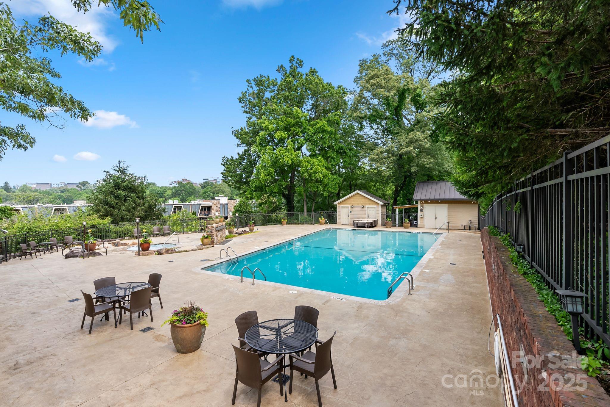 430 Bowling Park Road Asheville, NC 28803 - Photo 21 of 22 a view of a backyard with sitting area
