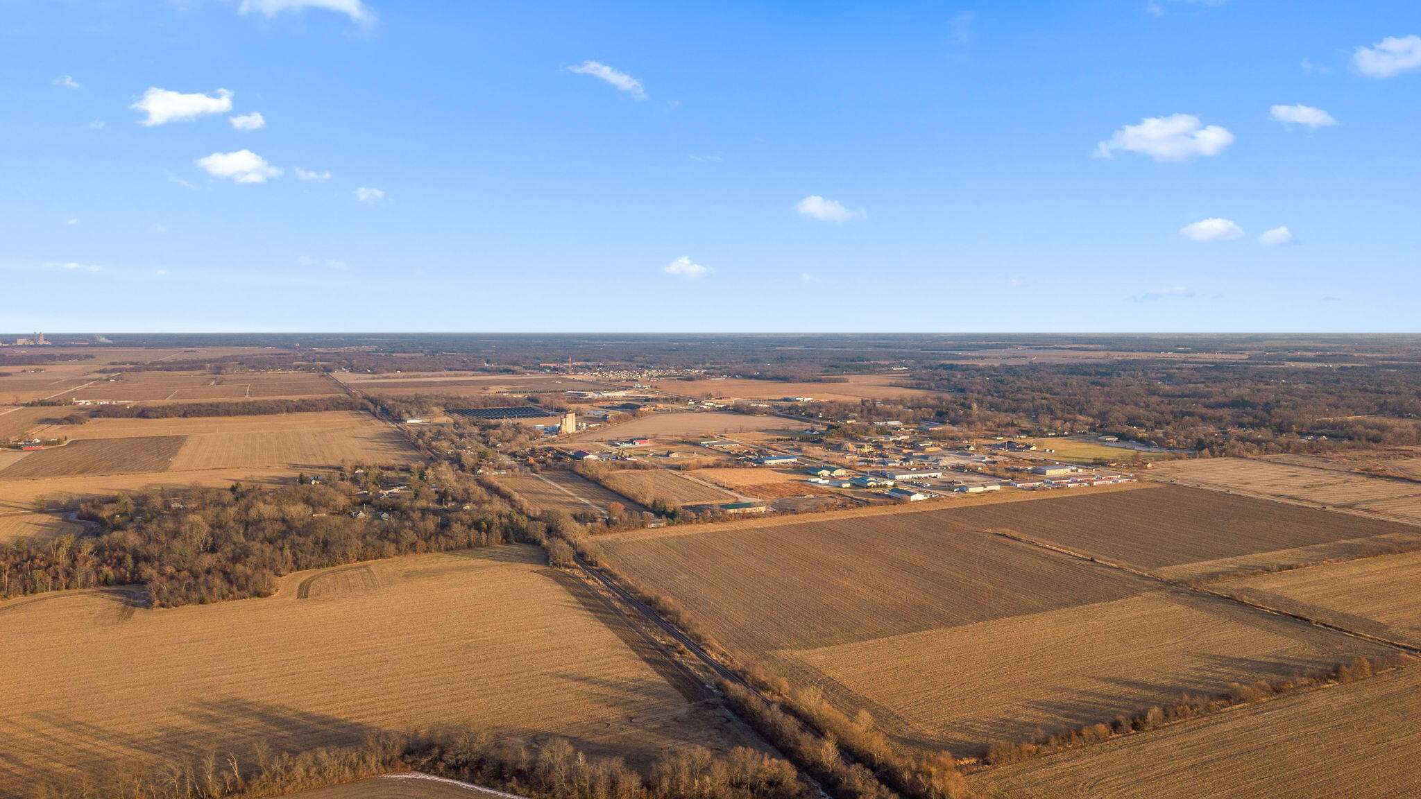 655 Orchid Street Southeast De Motte, IN 46310 - Photo 15 of 19 an aerial view of ocean and residential houses with outdoor space