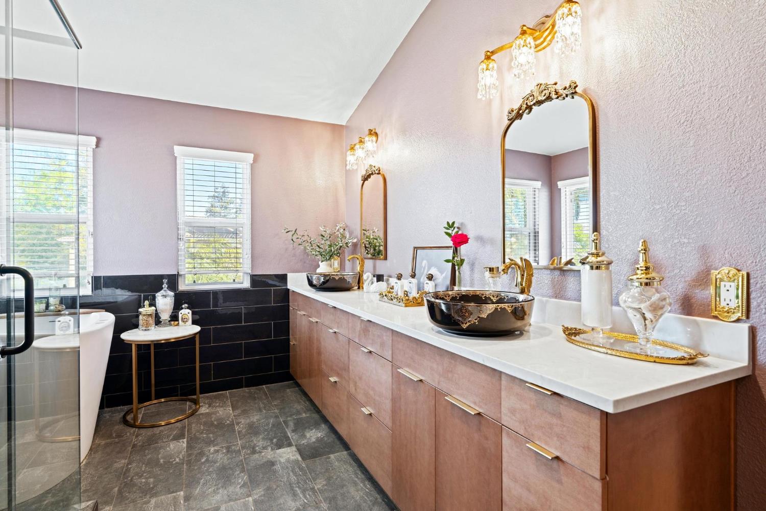 426 South Highland Avenue Ripon, CA 95366 - Photo 57 of 82 a kitchen with sink a window and chairs