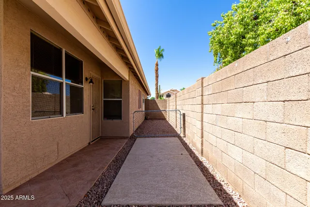 a view of a balcony with staircase