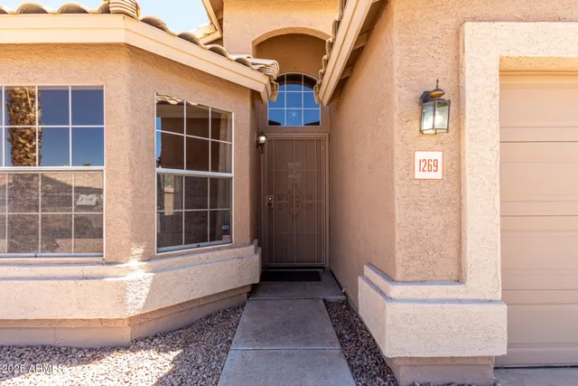 a view of front door of a house