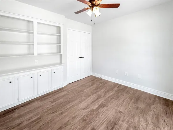 wooden floor in an empty room
