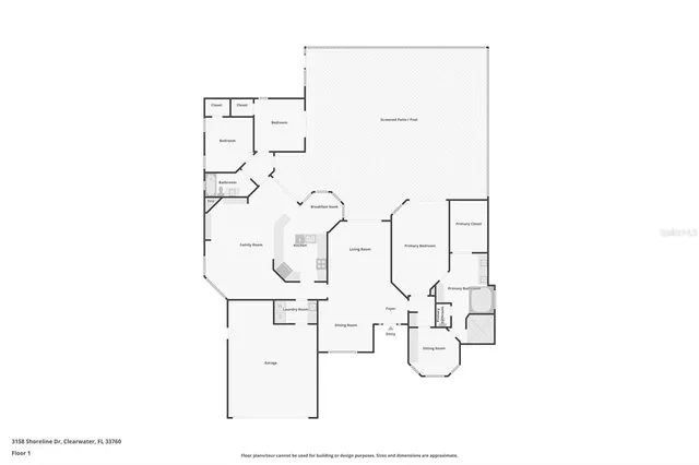 $725,000 | 3158 Shoreline Drive, Clearwater, FL 33760