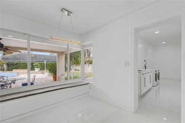 a very nice looking room with a large window