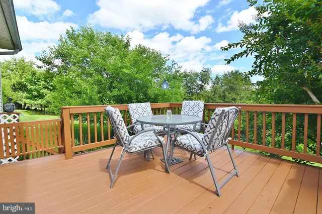 a outdoor view with a sitting space