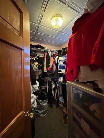 a view of walk in closet