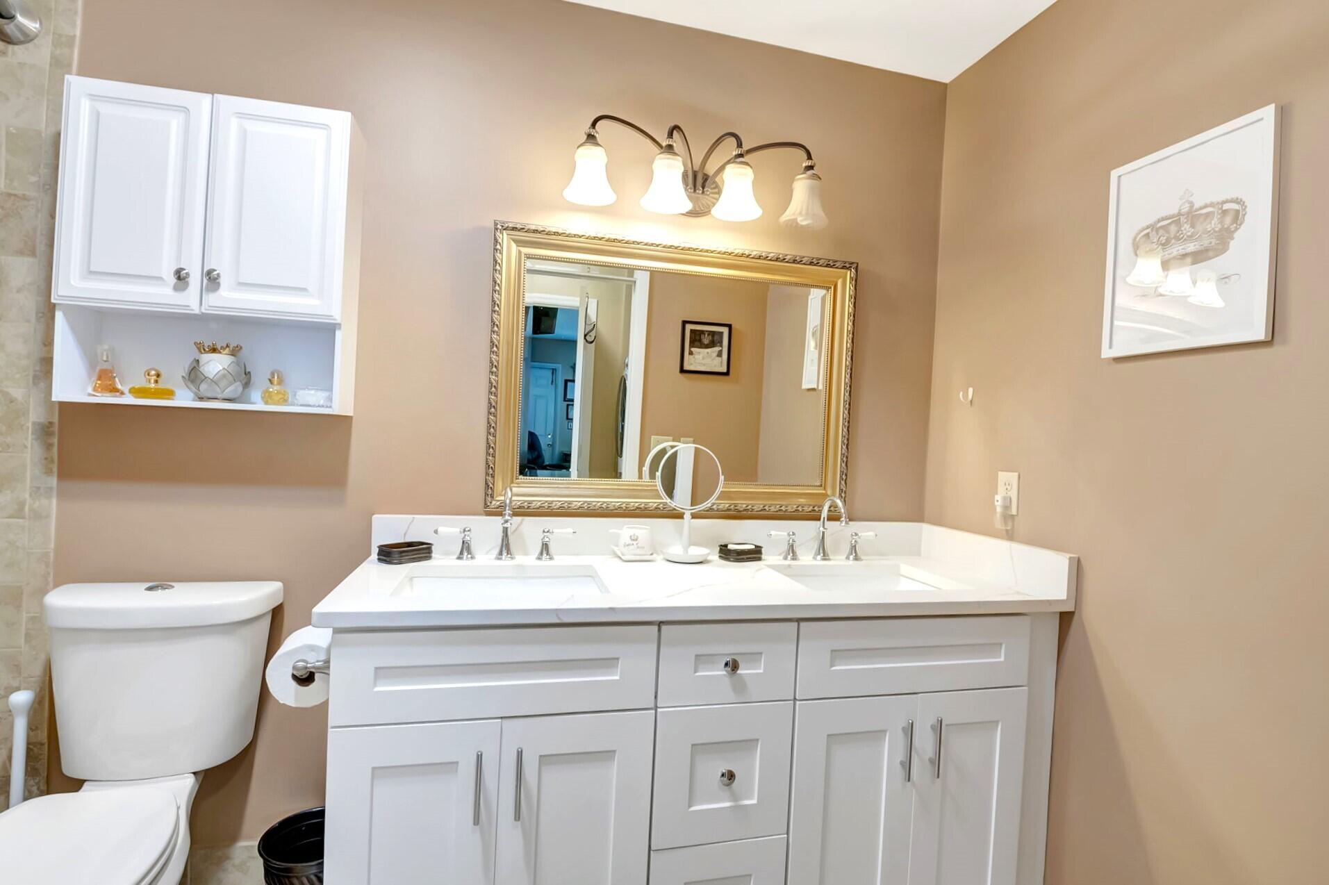 5145 Northwest 3rd Street, Unit B Delray Beach, FL 33445 - Photo 30 of 54 Remodeled master bathroom with jacuzzi t