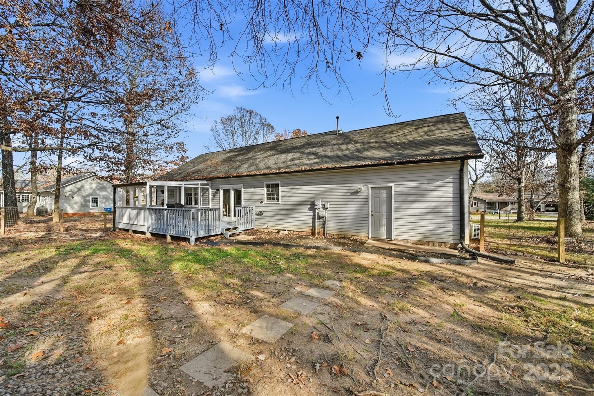4687 Ransom Drive Conover, NC 28613 - Photo 24 of 27 a view of a house with backyard and trees