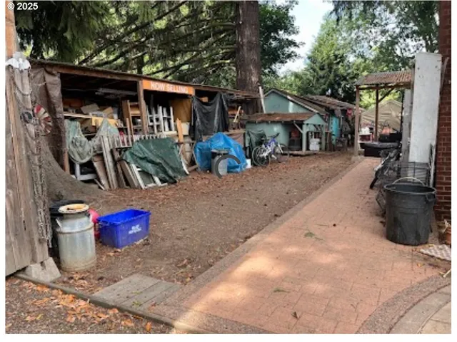 a view of walk in closet with window