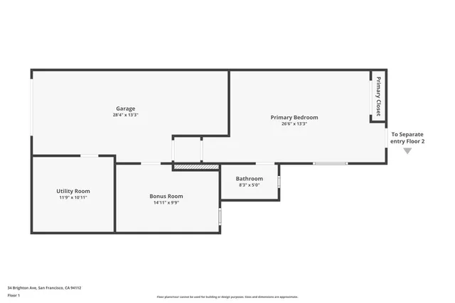 $1,300,000 | 34 Brighton Avenue, San Francisco, CA 94112