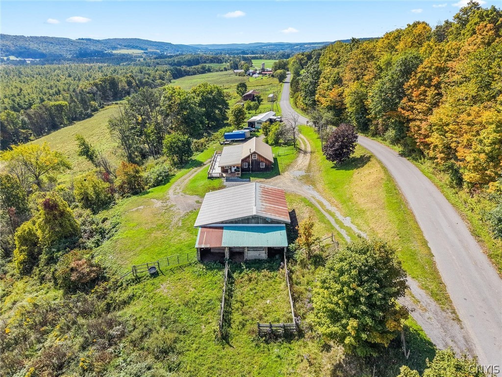 3010 Kelly Road Brookfield, NY 13355 - Photo 38 of 50 Aerial view of the garage