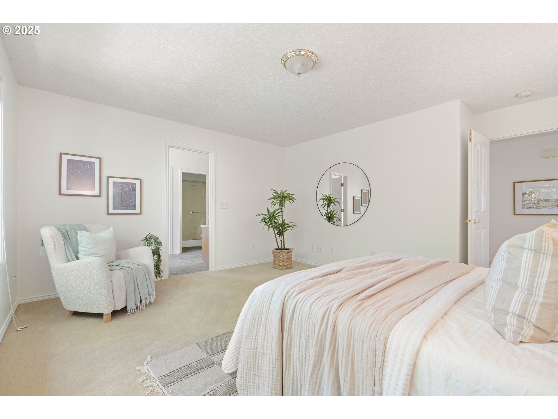 1356 Southeast Larch Way Gresham, OR 97080 - Photo 24 of 41 a bedroom with a bed and a chair