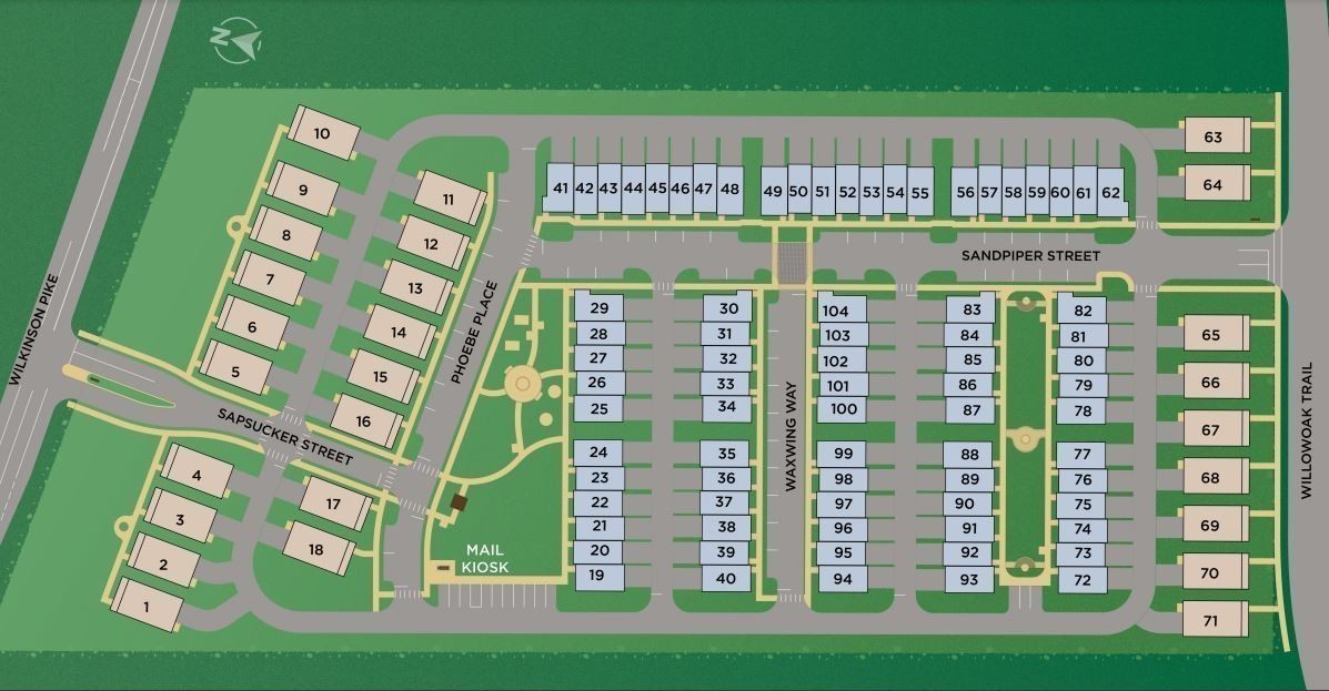 2615 Wilkinson Pike, Unit 1405 Murfreesboro, TN 37129 - Photo 31 of 36 a front view of a multi story residential apartment building with yard