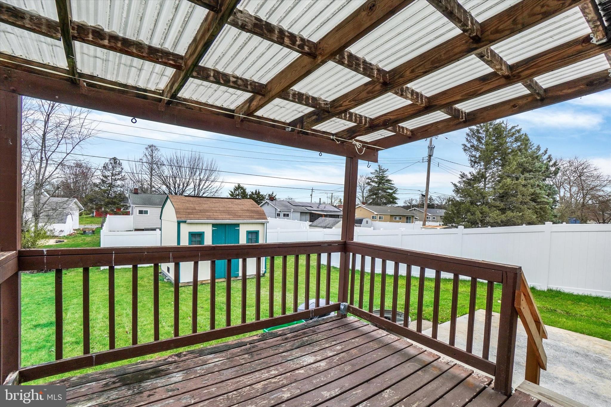 821 Gunnison Road York, PA 17404 - Photo 22 of 28 a view of a wooden deck