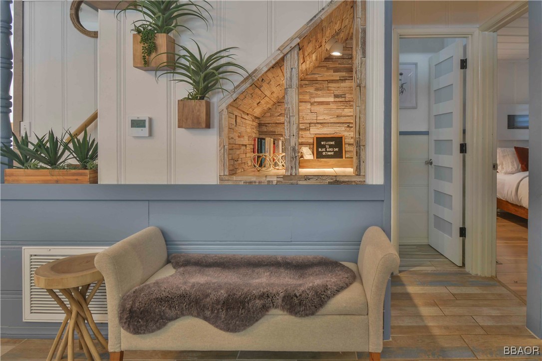 381 Maple Drive Lake Arrowhead, CA 92352 - Photo 6 of 26 a view of balcony with a potted plant