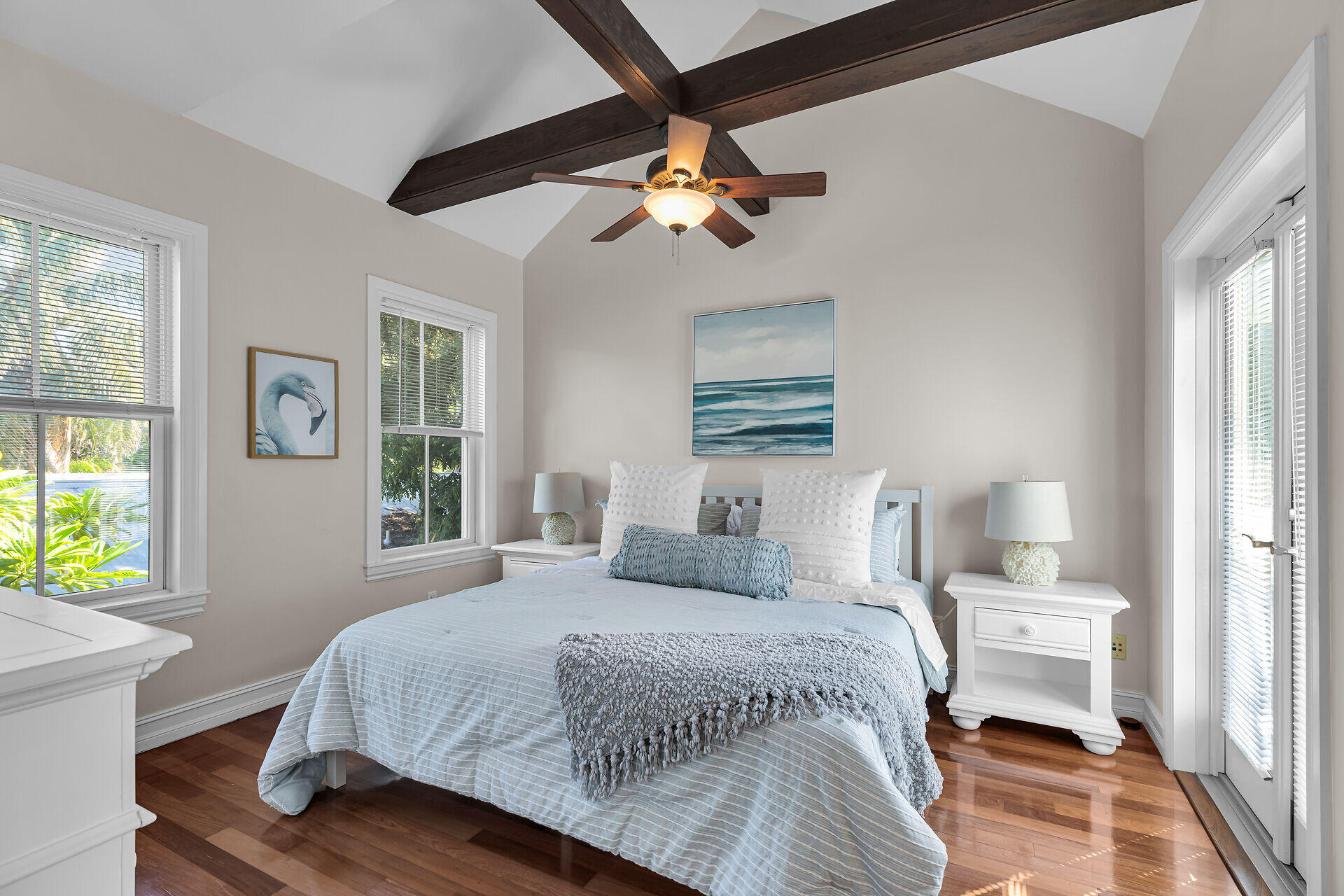 713 Emma Street, Unit 1 Key West, FL 33040 - Photo 4 of 42 a bedroom with a bed furniture and a window