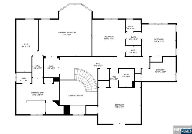 a picture of a floor plan