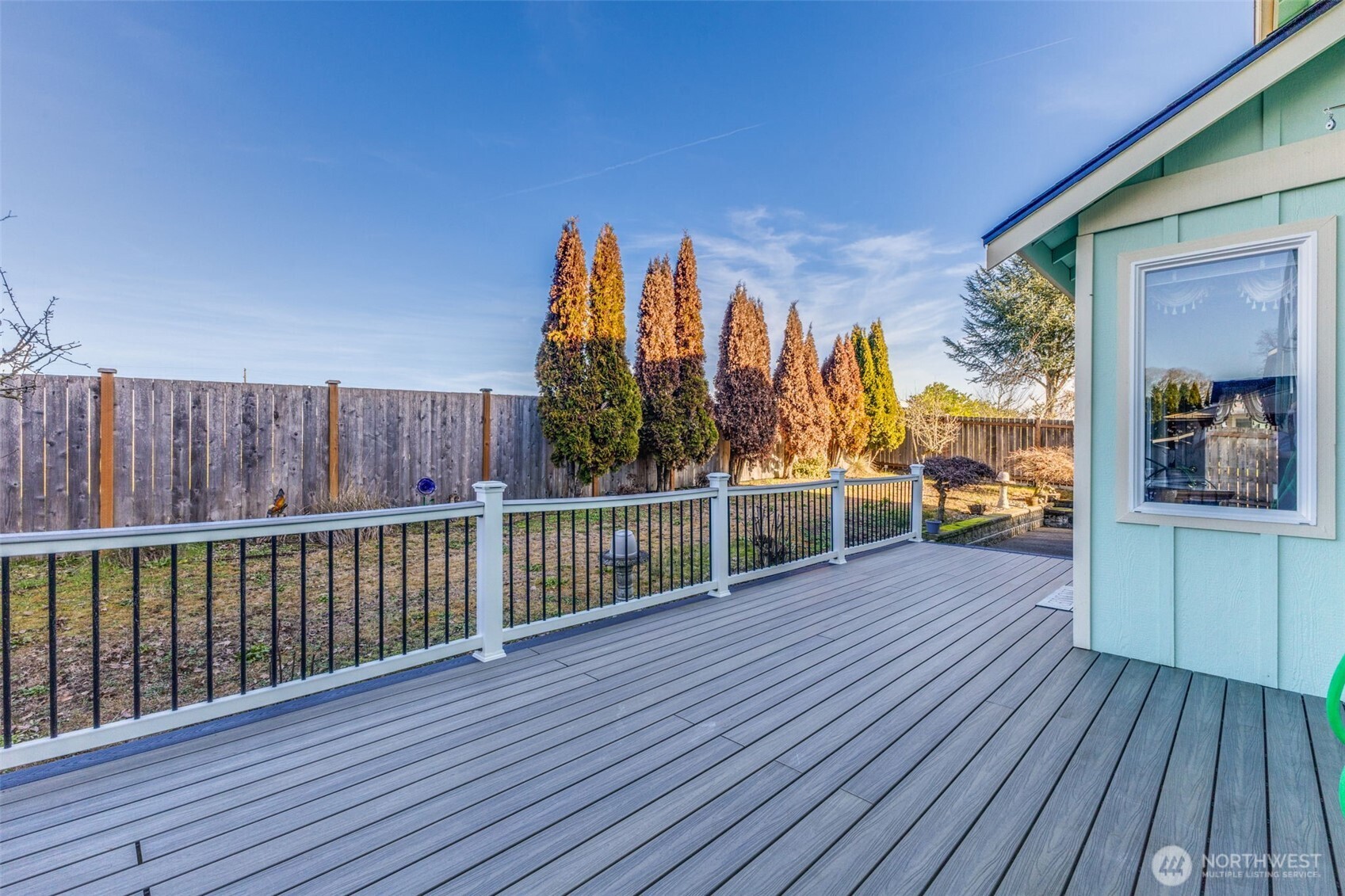5103 80th Street Southwest Lakewood, WA 98499 - Photo 30 of 33 a view of a balcony with wooden floor