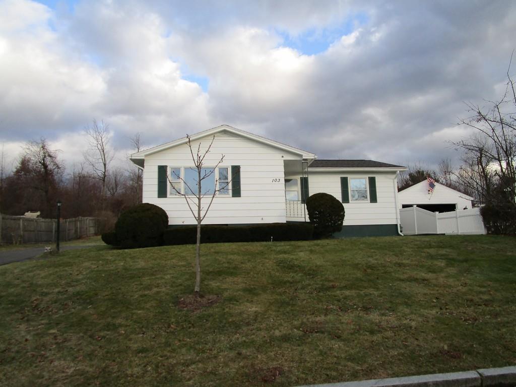 103 Garnet Street Springfield, MA 01129 - Photo 1 of 16 a view of a house with backyard