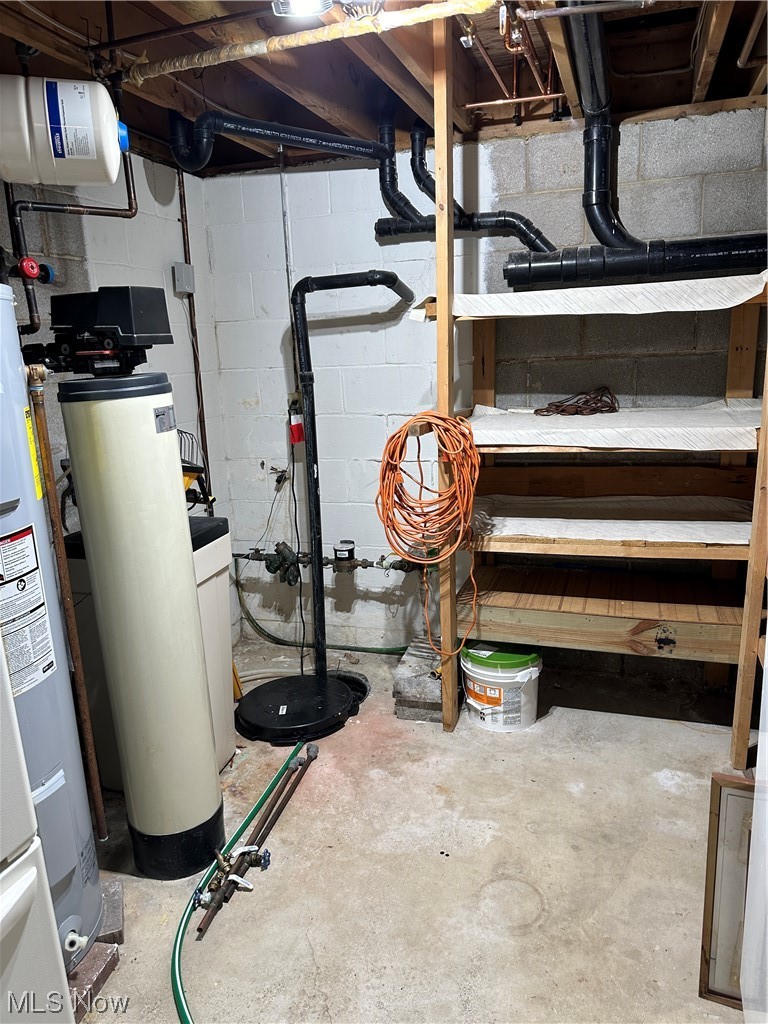 13055 Unity Road New Springfield, OH 44443 - Photo 45 of 49 Basement with water heater