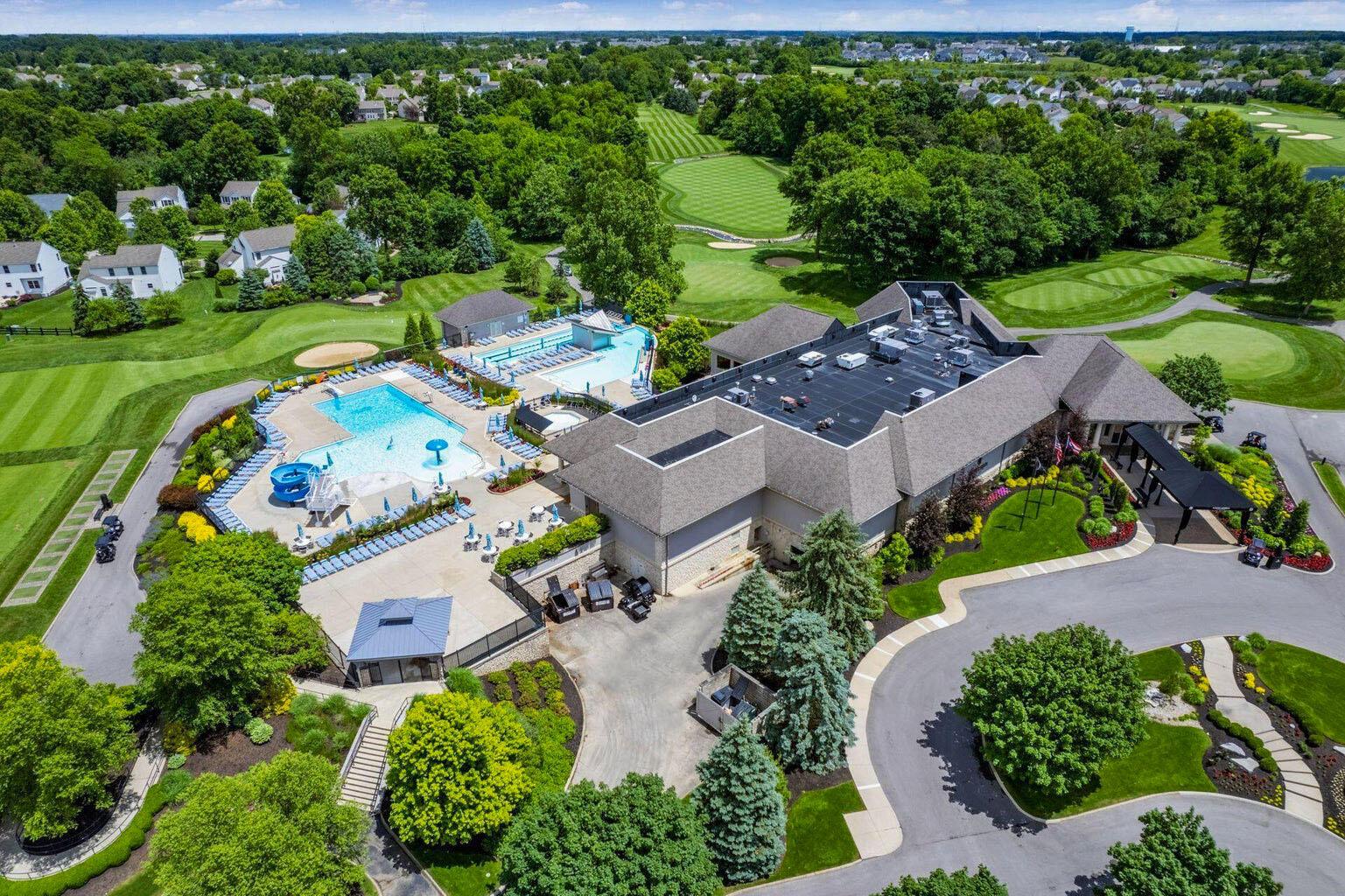 7566 Fairfield Lakes Drive Powell, OH 43065 - Photo 33 of 33 Scioto Country Club Aerial
