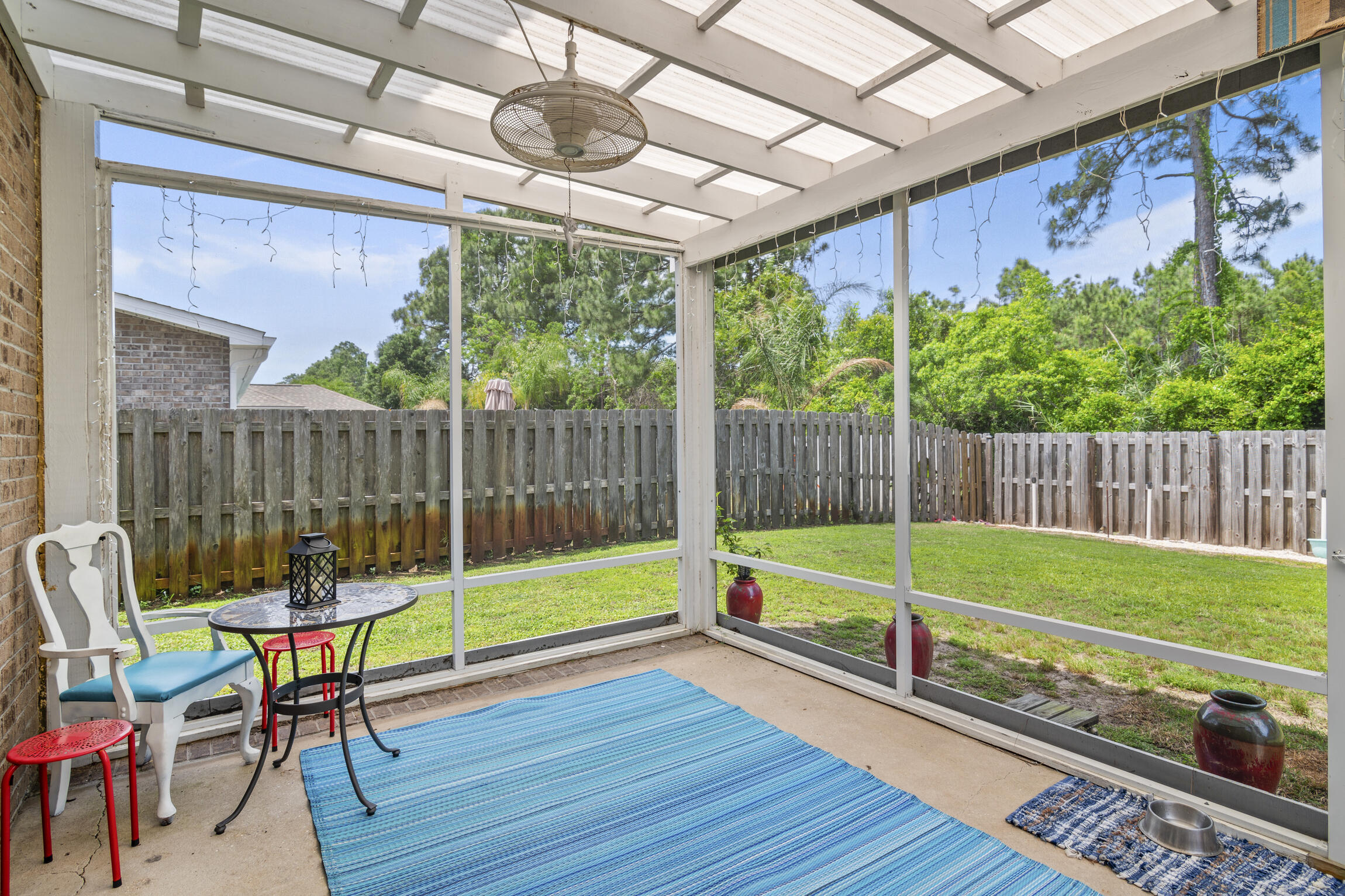 159 Lullaby Loop Santa Rosa Beach, FL 32459 - Photo 26 of 42 a garden with trees in the back