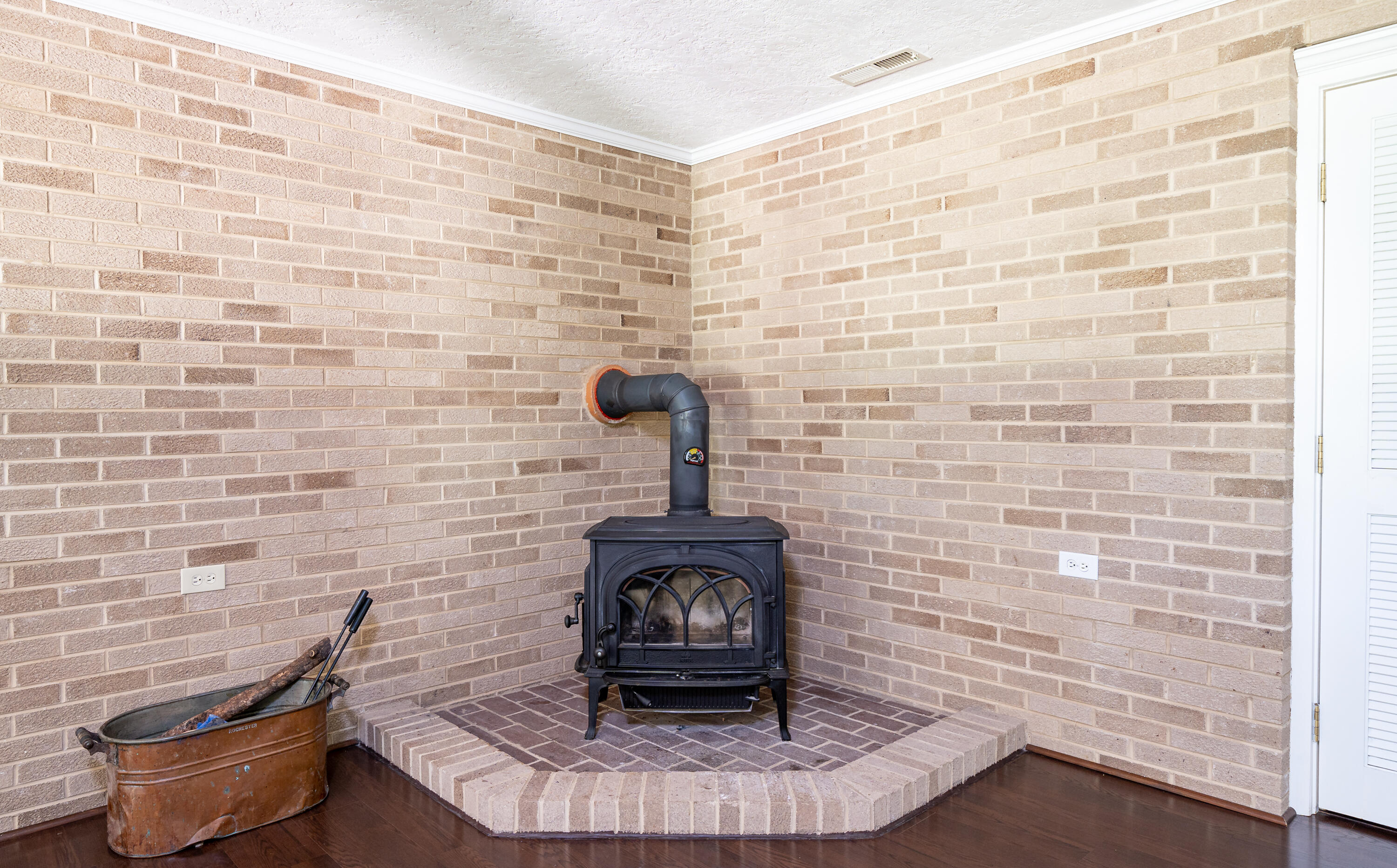 386 Stevens Road Troutville, VA 24175 - Photo 22 of 36 Wood stove in Rec Room