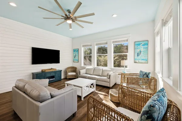 a kitchen with stainless steel appliances a refrigerator a stove a microwave and cabinets