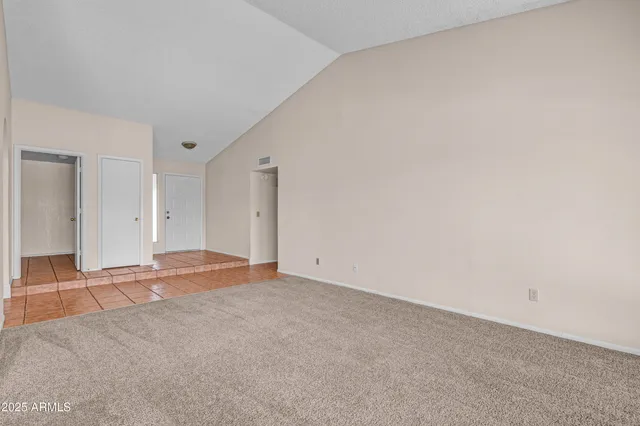 a view of empty room