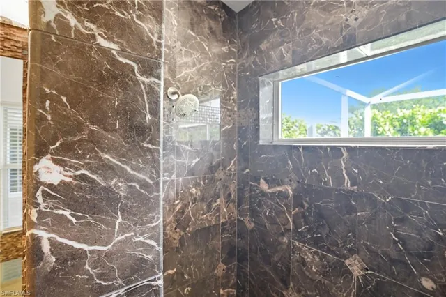 a view of a door and an outdoor space